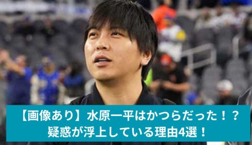 【画像あり】水原一平はかつらだった！？疑惑が浮上している理由4選！